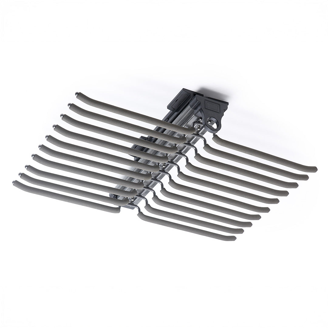 Top Mounted Pants Rack With Two-Row - MCS Series Grey
