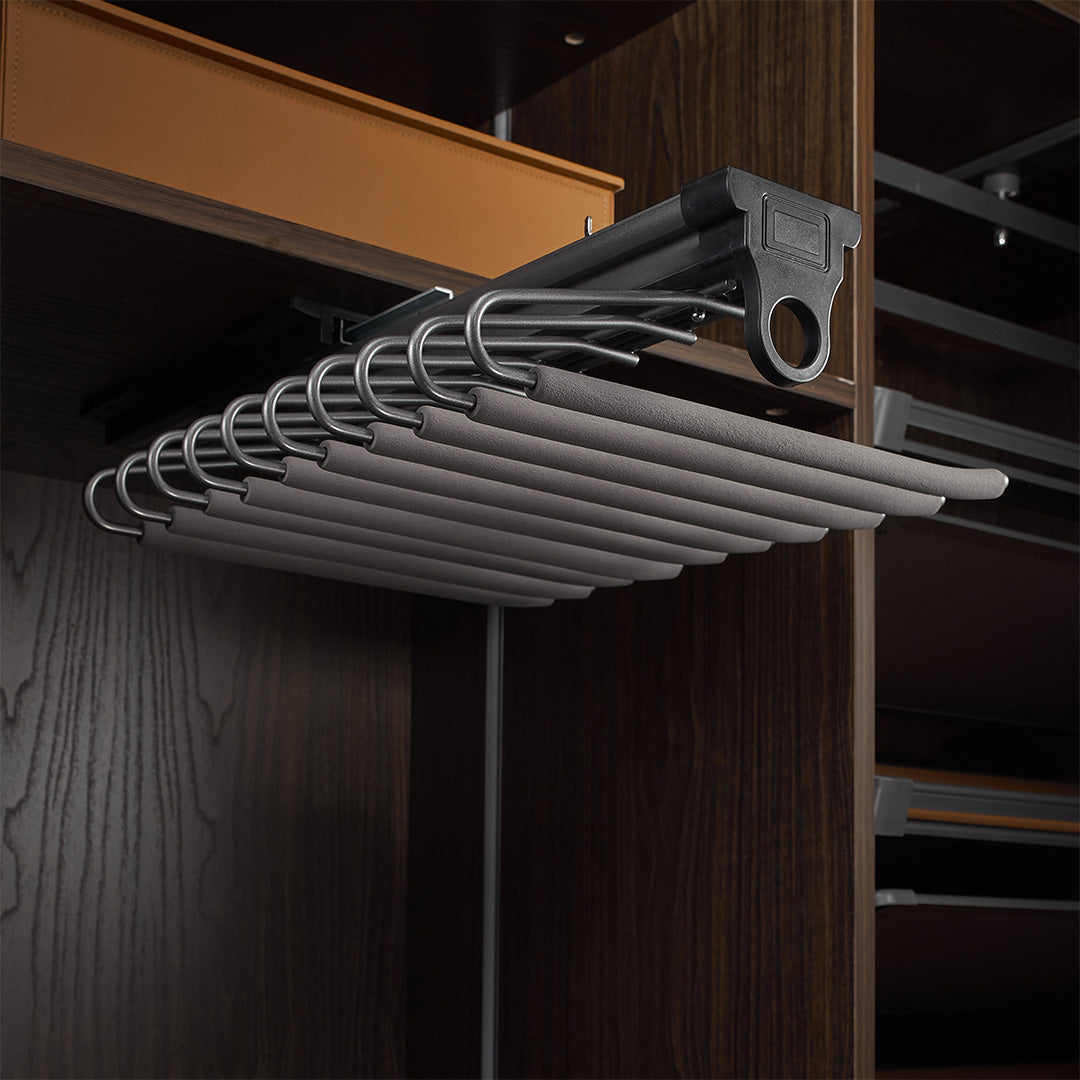 Top Mounted Pants Rack With V-Shaped - MCS Series Grey