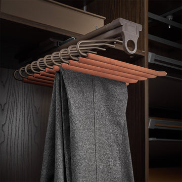 Top Mounted Pants Rack With V-Shaped - MCS Series Red