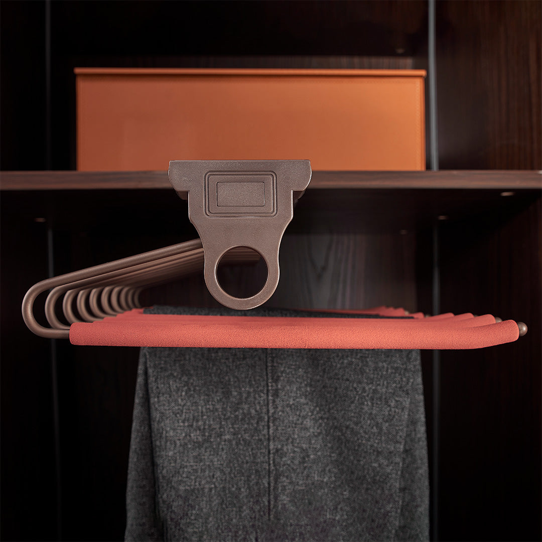 Top Mounted Pants Rack With V-Shaped - MCS Series Red
