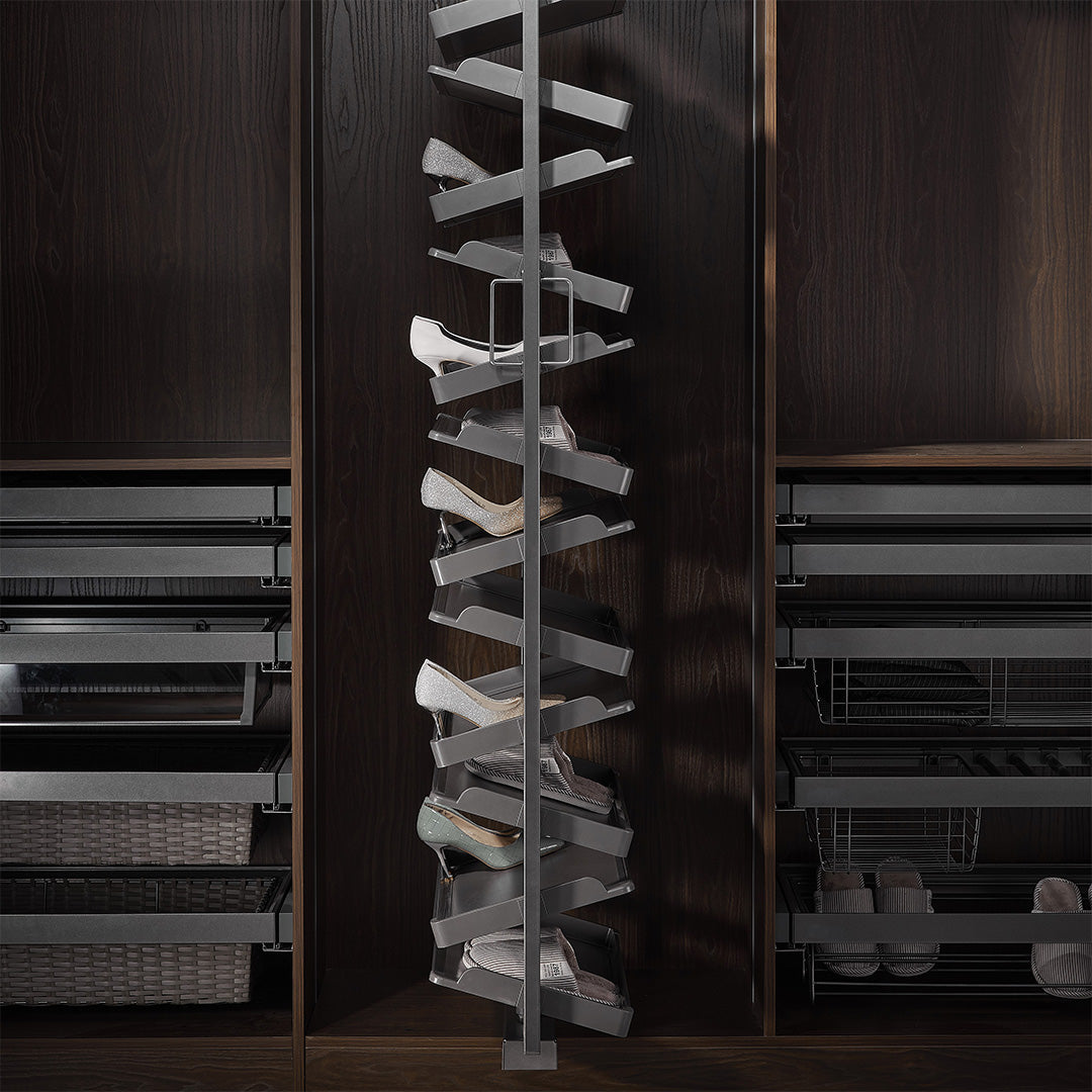 360°Rotating Shoe Rack - MCS Series Grey