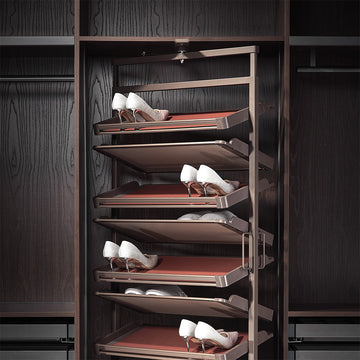 360°Rotating Shoe Rack - MCS Series Red