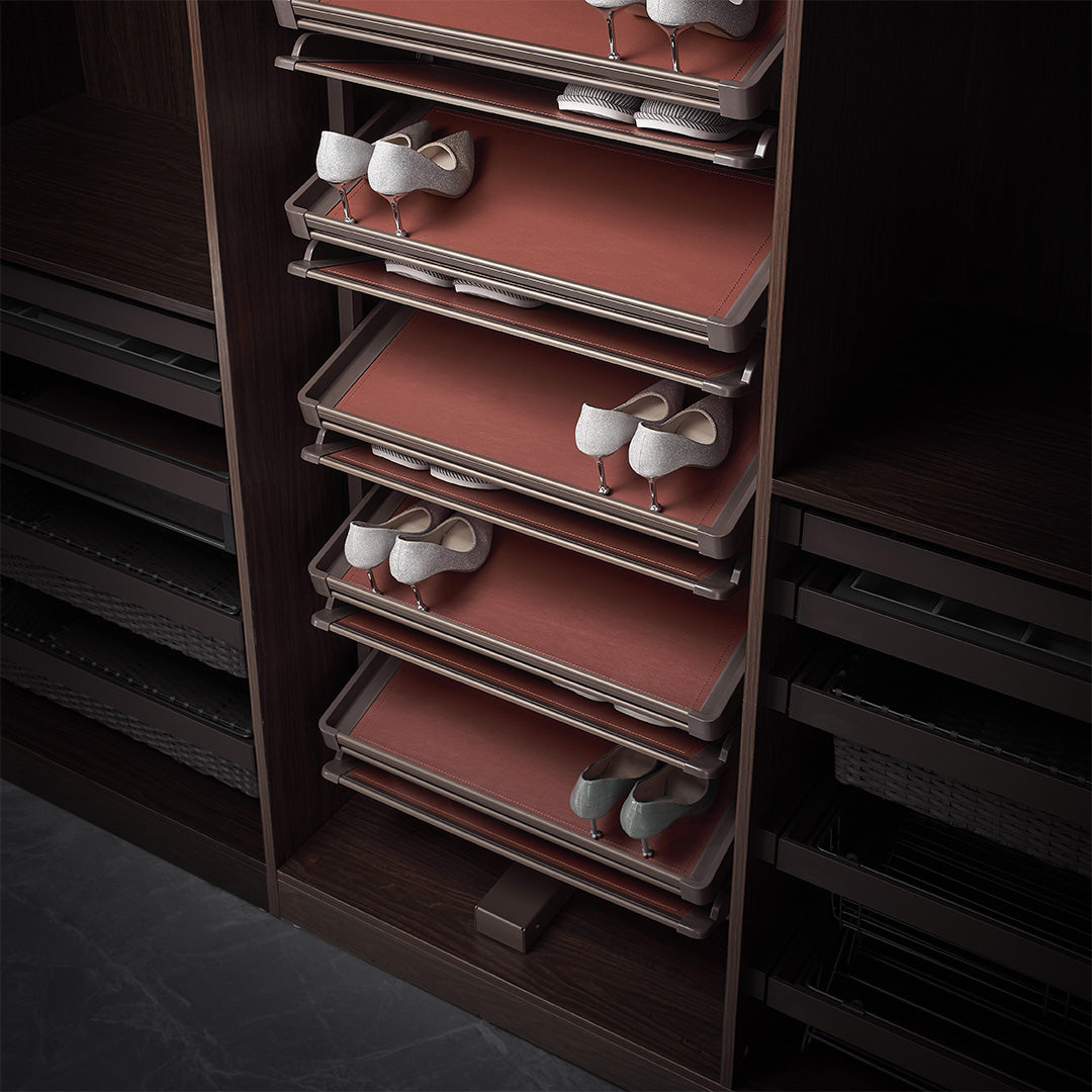 360°Rotating Shoe Rack - MCS Series Red
