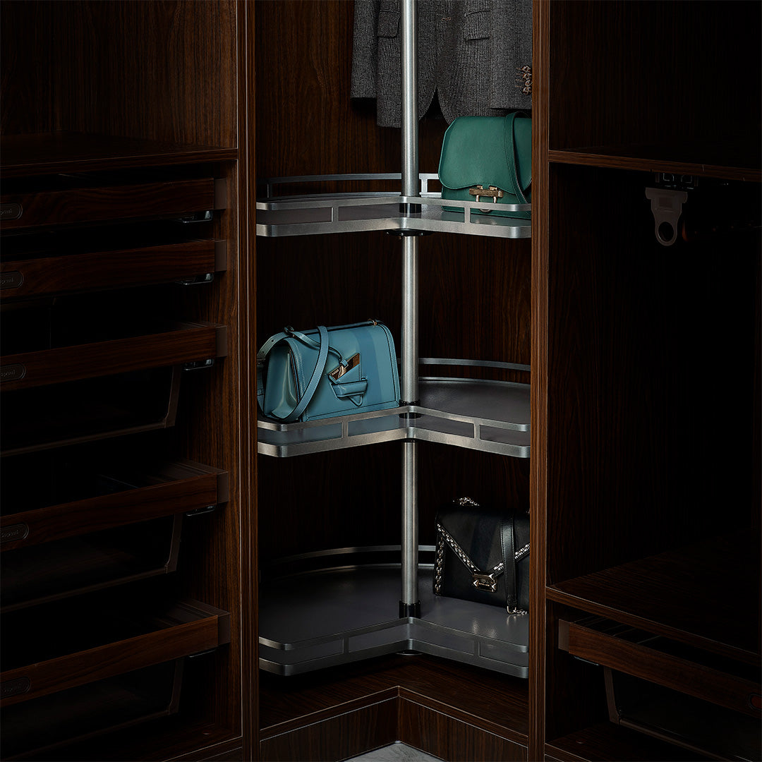 4 Layer Of Rotating Basket - MCS Series Grey