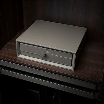 Leather Single Draw - MCS Series Grey