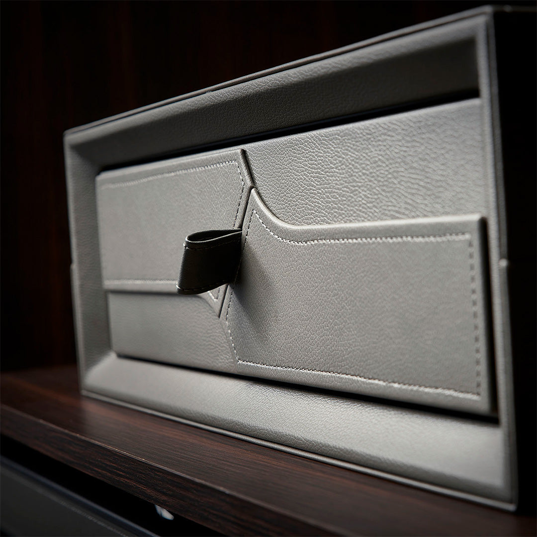 Leather Single Draw - MCS Series Grey