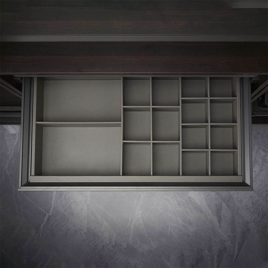 Leather Underwear Case - MCS Series Grey