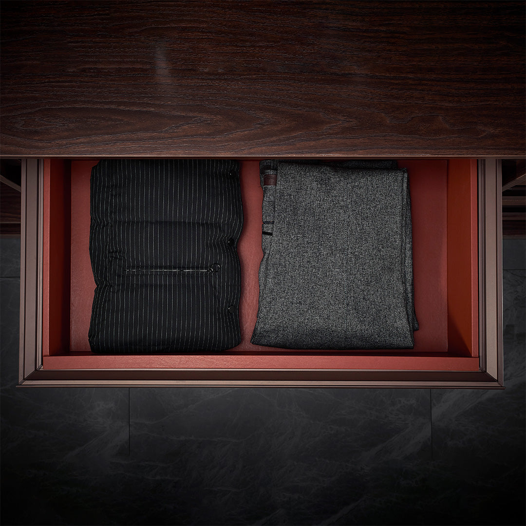 Leather Storage Box - MCS Series Red