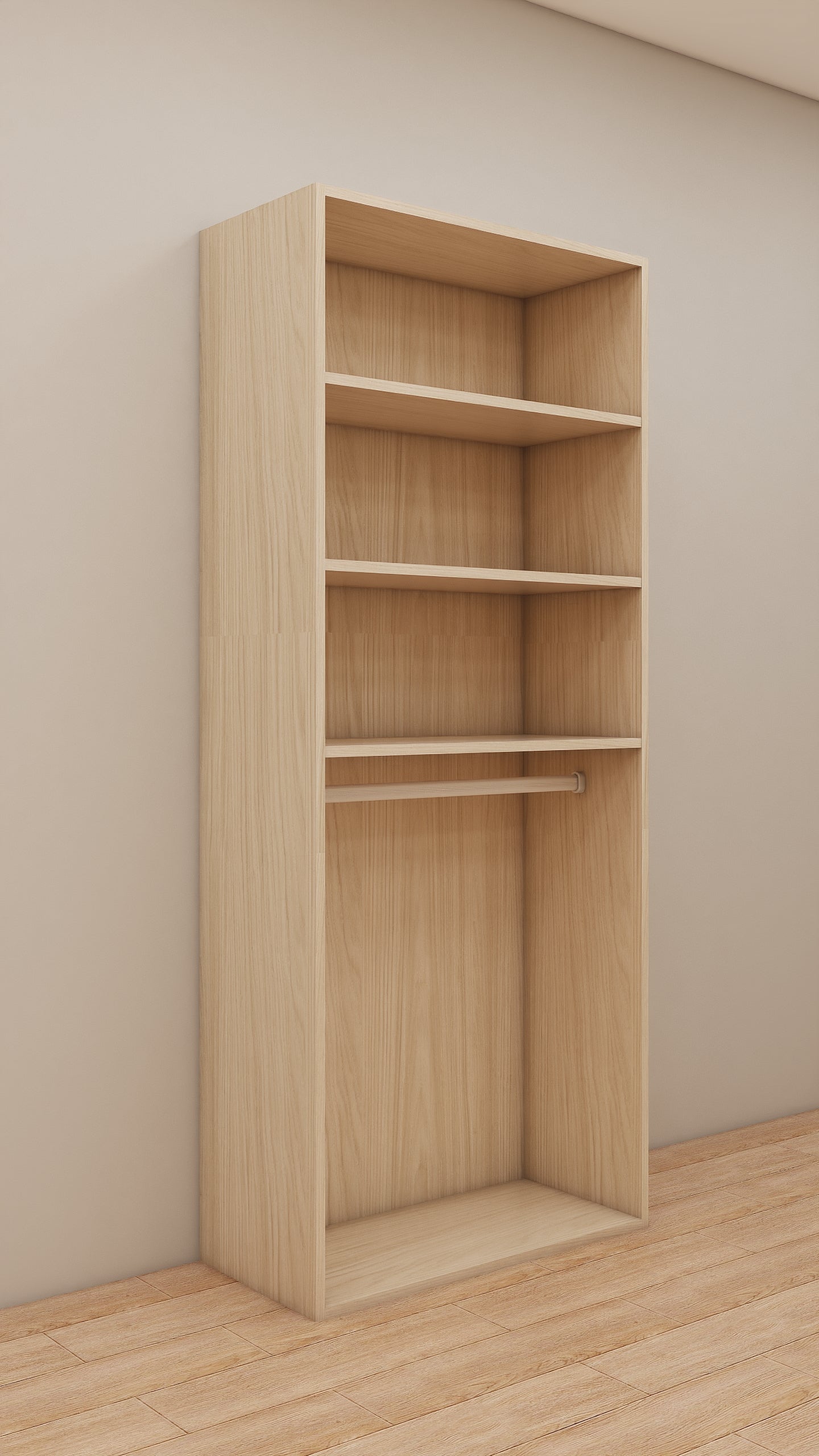 One Hanger & Shelves Module