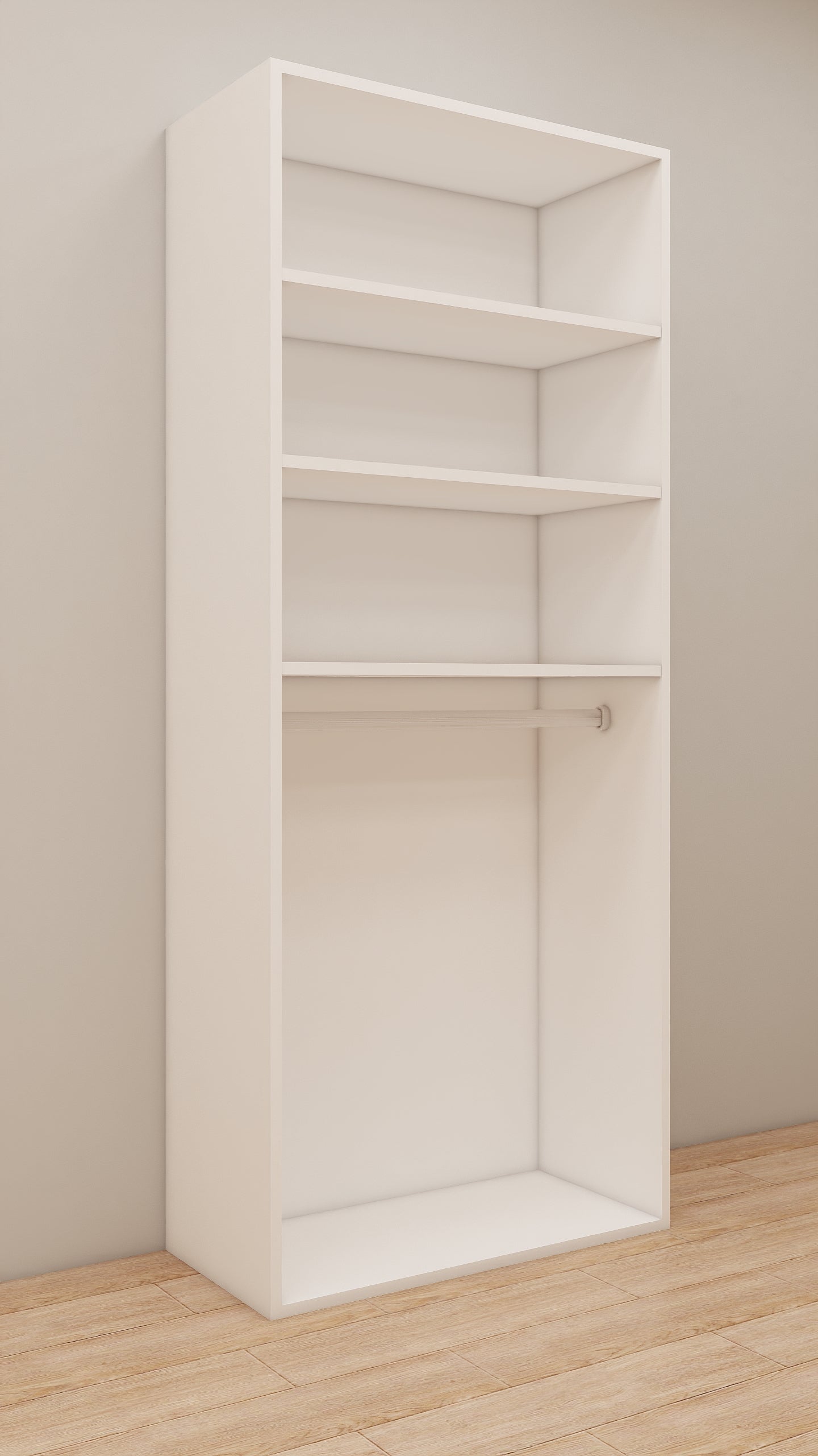 One Hanger & Shelves Module