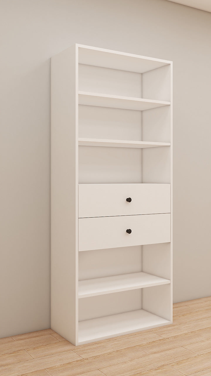 Two drawers Middle & Shelves Module