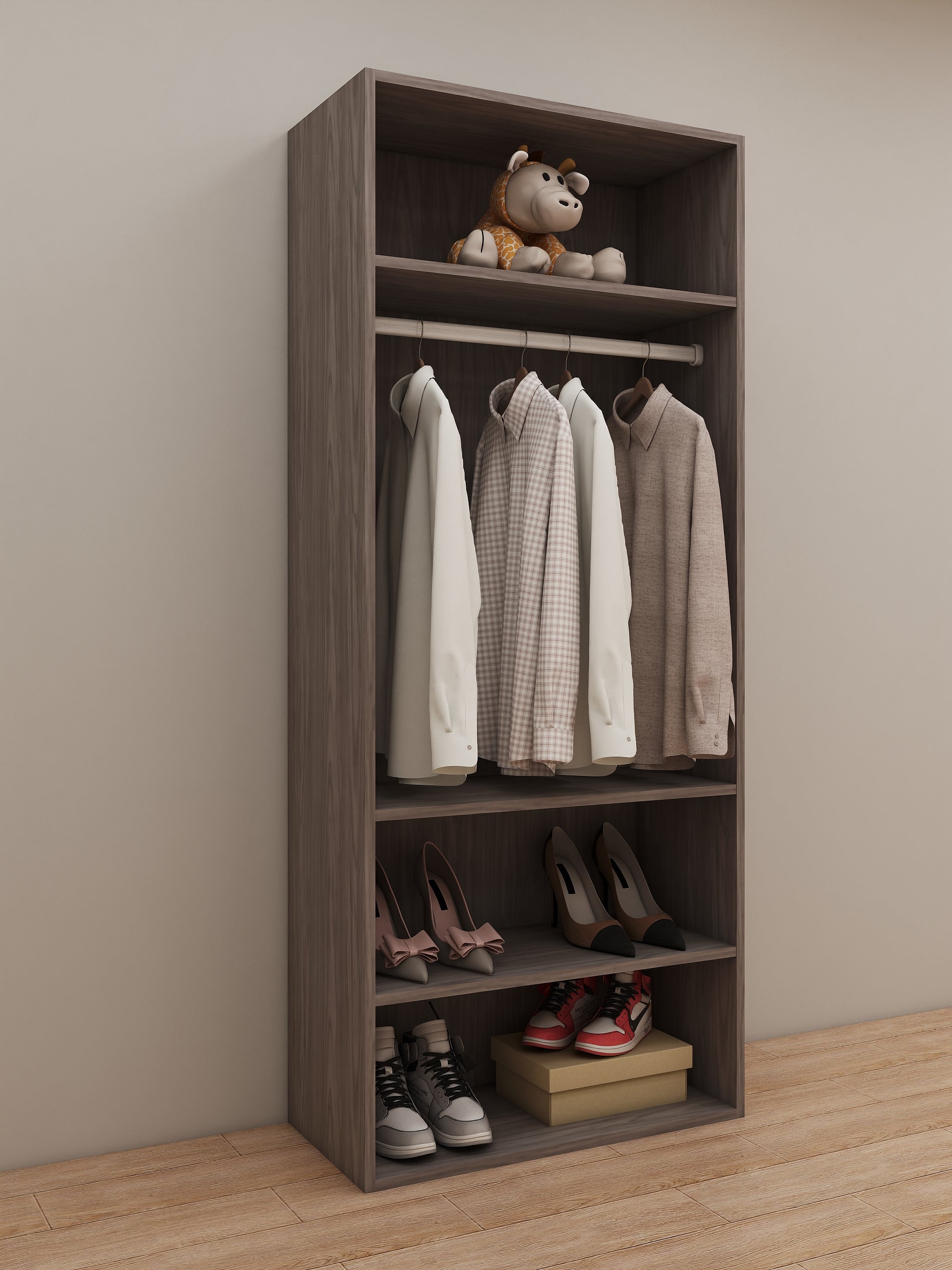 3 shelves & one hanger Module