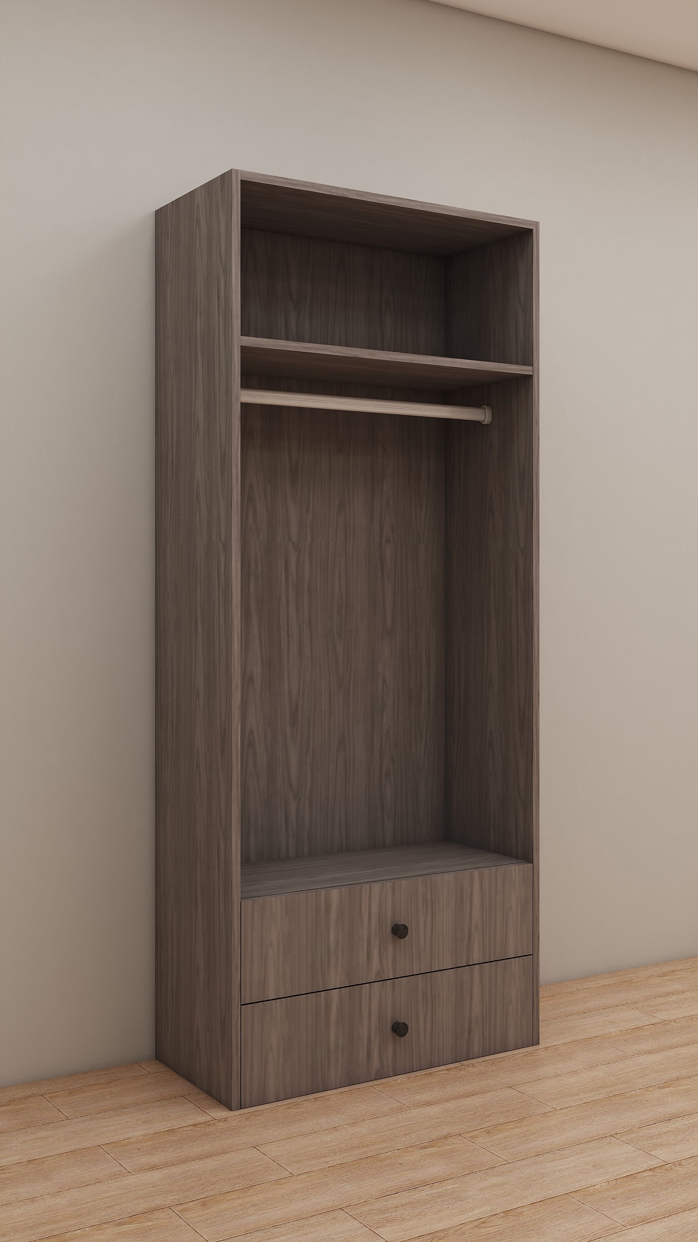 2 drawers & one shelf & one hanger Module